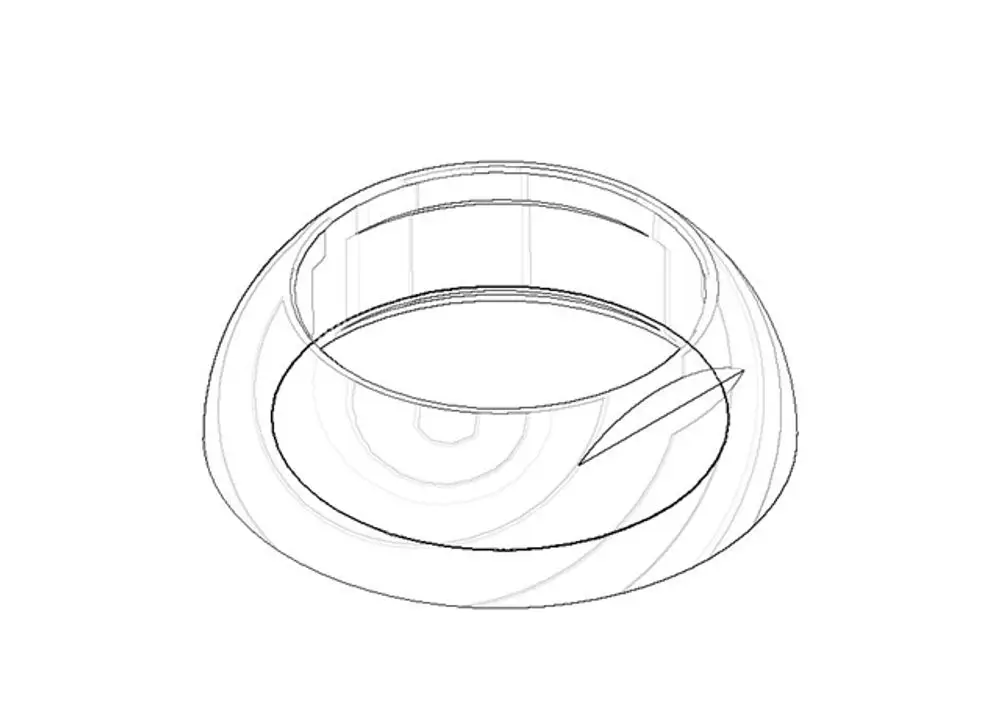 DORNBRACHT Haube ERSATZTEILE 092830008 D. 39 x 12 mm chr gebürstet, 092830008-93 Galeriebild 1